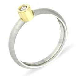 Brillant-Ring Bicolor