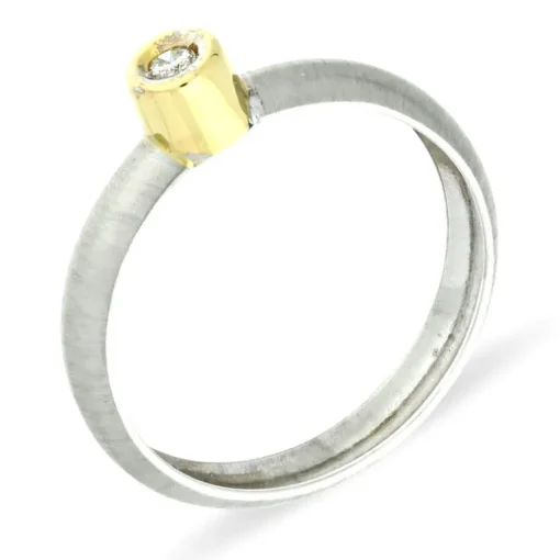 Brillant-Ring Bicolor
