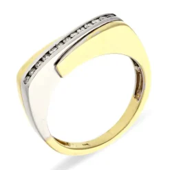 Brillant-Ring Bicolor