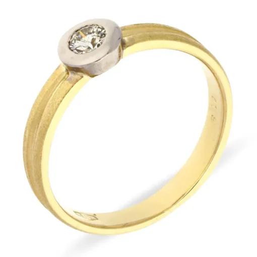 Brillant-Ring Bicolor