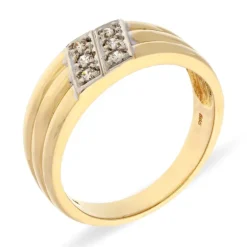 Brillant-Ring Bicolor