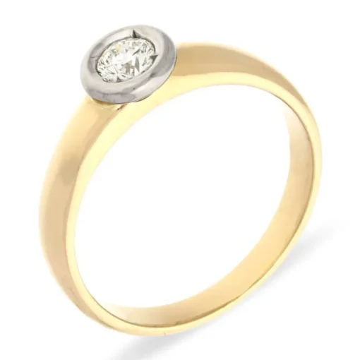 Brillant-Ring Bicolor