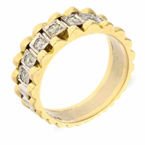 Brillant-Ring Bicolor