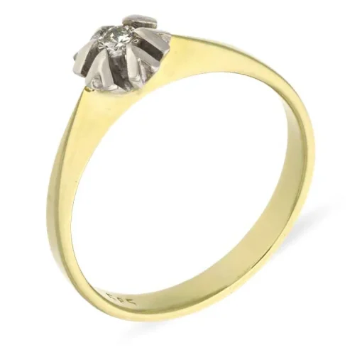 Brillant-Ring Bicolor