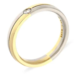 Brillant-Ring Bicolor