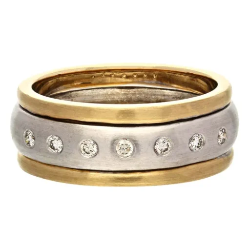 Brillant-Ring Bicolor