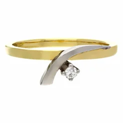 Brillant-Ring Bicolor