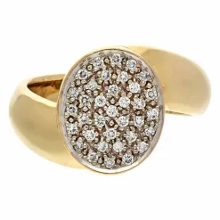 Brillant-Ring Bicolor