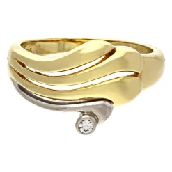 Brillant-Ring Bicolor