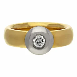Brillant-Ring Bicolor