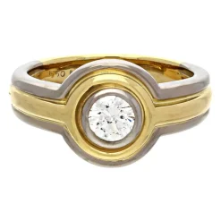 Brillant-Ring Bicolor