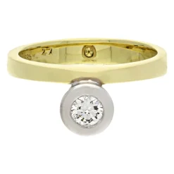 Brillant-Ring Bicolor