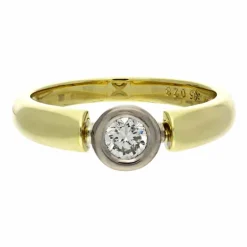 Brillant-Ring Bicolor