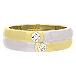Brillant-Ring Bicolor