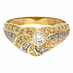 Brillant-Ring Bicolor