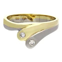 Brillant-Ring Bicolor