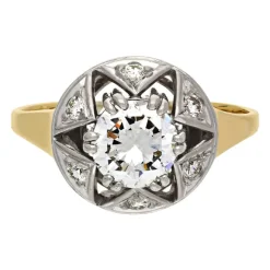 Brillant-Ring Bicolor