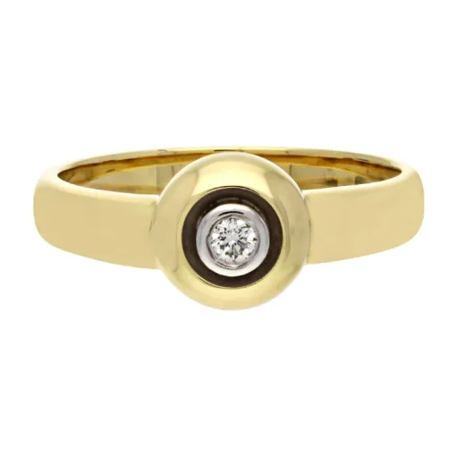 Brillant-Ring Bicolor