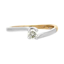 Brillant-Ring Bicolor