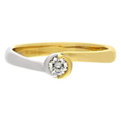 Brillant-Ring Bicolor