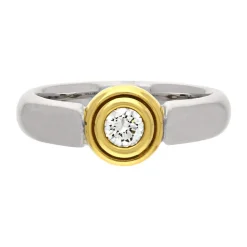 Brillant-Ring Bicolor