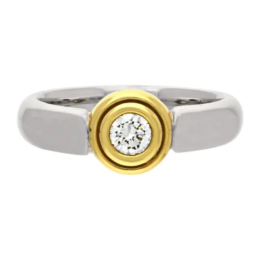 Brillant-Ring Bicolor