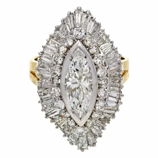 Brillant-Ring Bicolor