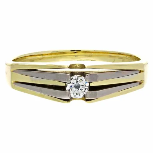 Brillant-Ring Bicolor