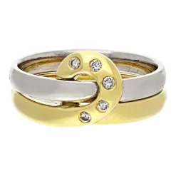 Brillant-Ring Bicolor