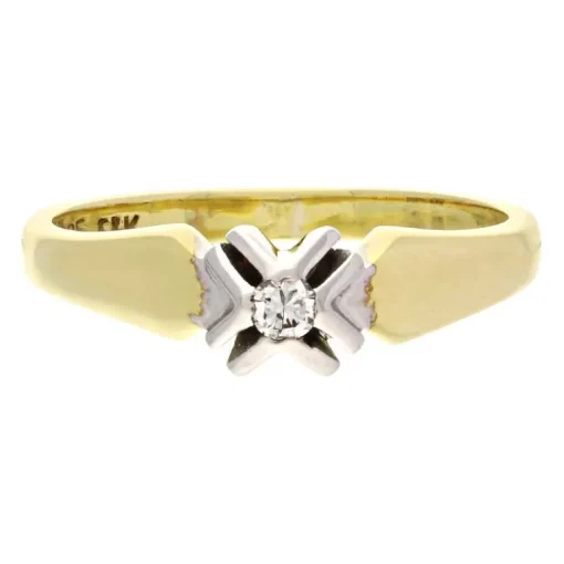 Brillant-Ring Bicolor