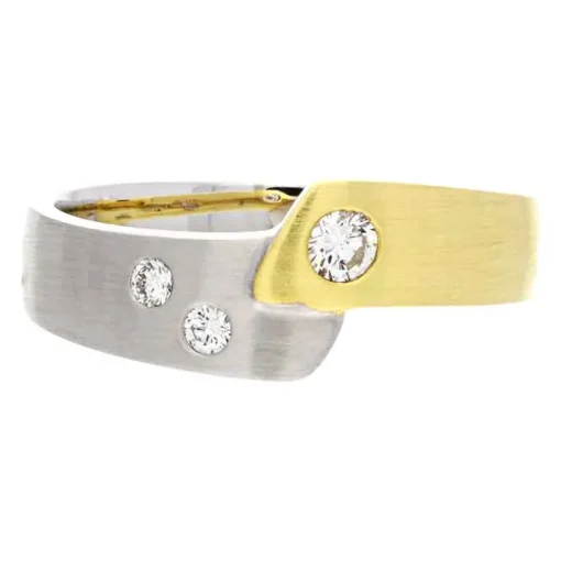Brillant-Ring Bicolor