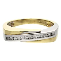 Brillant-Ring Bicolor