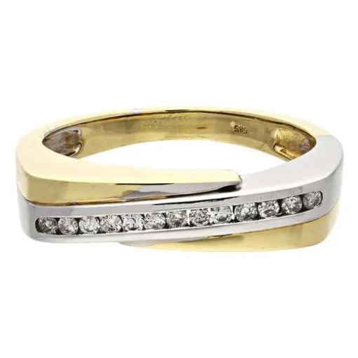 Brillant-Ring Bicolor