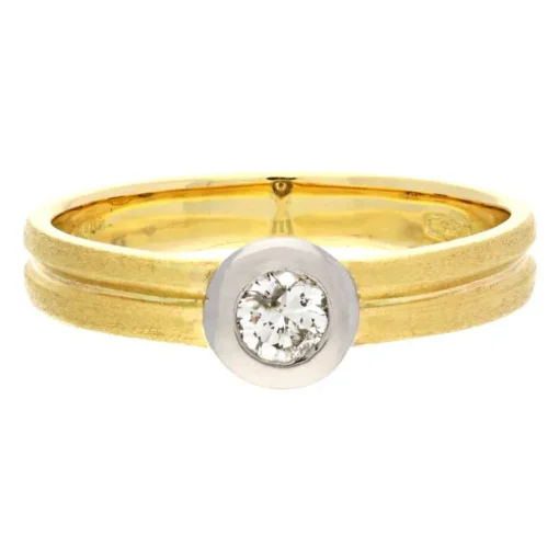 Brillant-Ring Bicolor