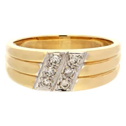 Brillant-Ring Bicolor