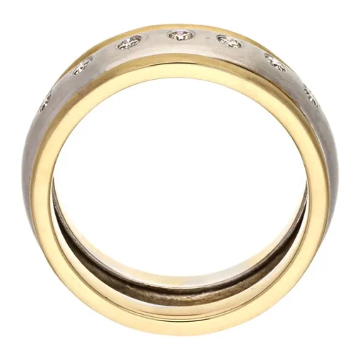 Brillant-Ring Bicolor