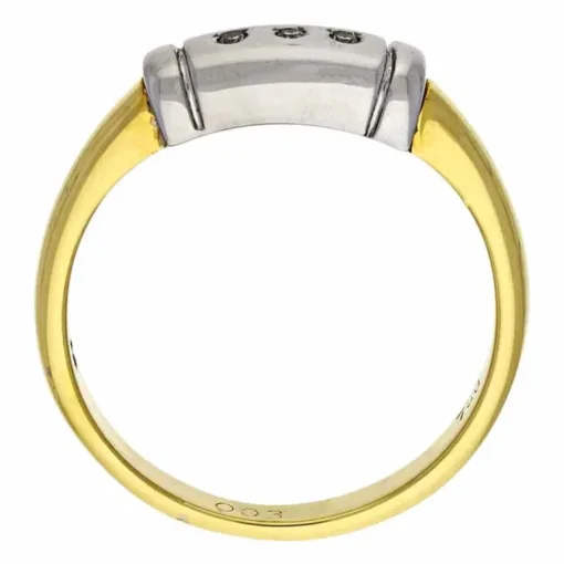Brillant-Ring Bicolor
