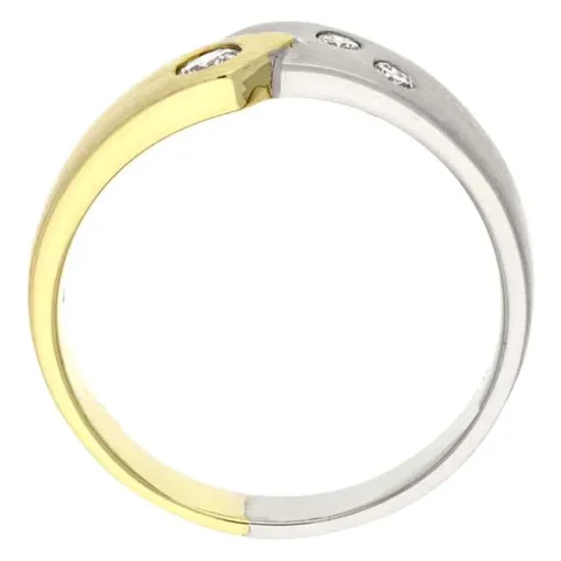 Brillant-Ring Bicolor