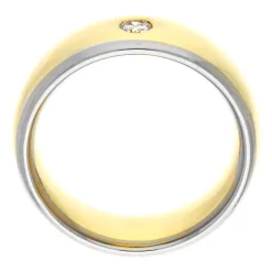 Brillant-Ring Bicolor