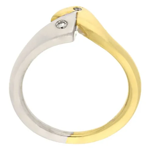 Brillant-Ring Bicolor