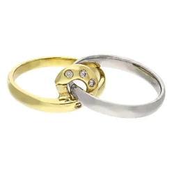 Brillant-Ring Bicolor