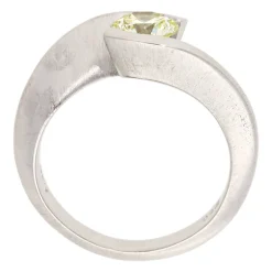 Brillantring 1,05ct Weißgold