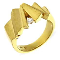 Brillant-Ring Gelbgold