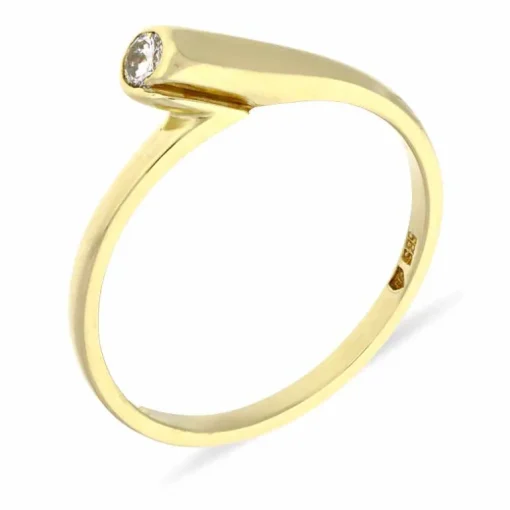 Brillant-Ring Gelbgold