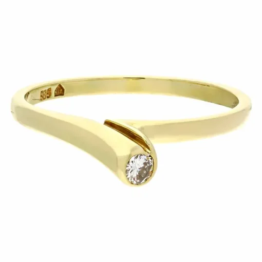 Brillant-Ring Gelbgold