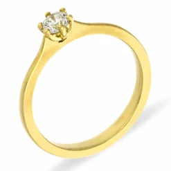 Brillant-Ring Gelbgold 0,20 ct