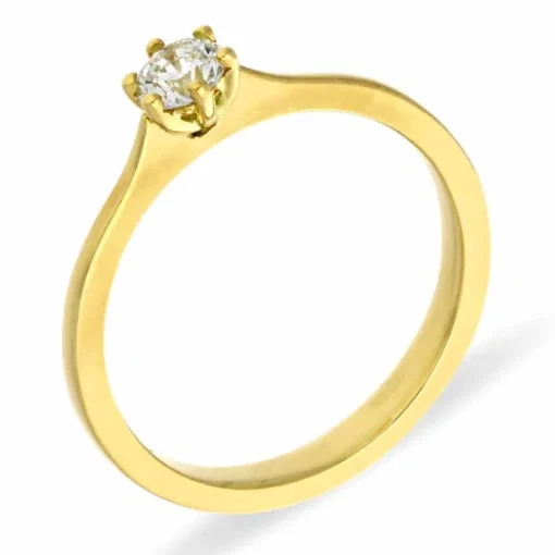 Brillant-Ring Gelbgold 0,20 ct
