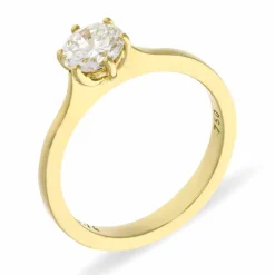 Brillant-Ring Gelbgold 0,74 ct