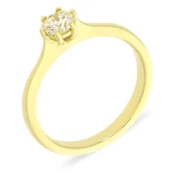 Brillant-Ring Gelbgold 0,56 ct