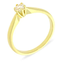 Brillant-Ring Gelbgold 0,29 ct